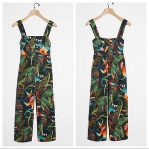 ANTHROPOLOGIE Farm Rio romper xs petite